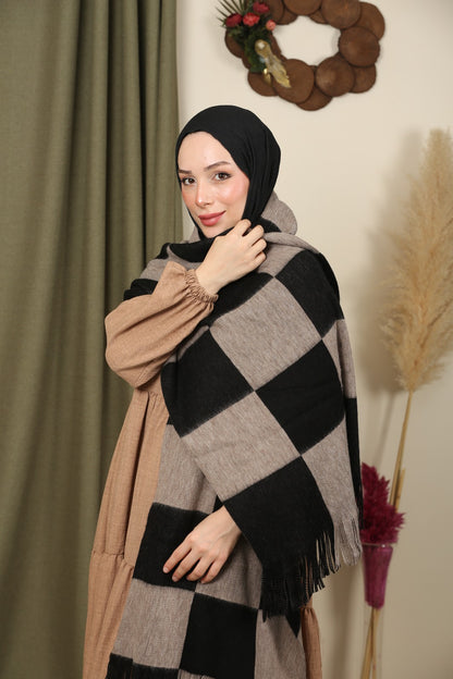 Oversize Atkı - Siyah