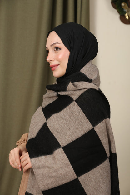 Oversize Atkı - Siyah